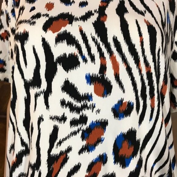 Iman Global Animal Symphony Print Jersey Top - Picture 13 of 16
